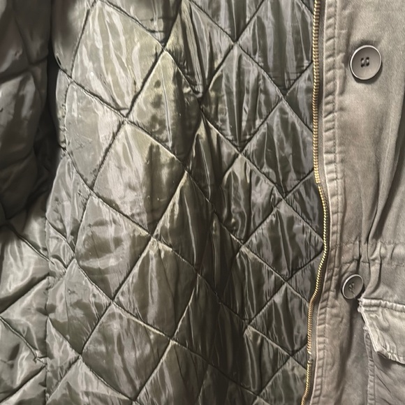 Green Military Field Coat with Quilted Lining men’s xl - Picture 3 of 9